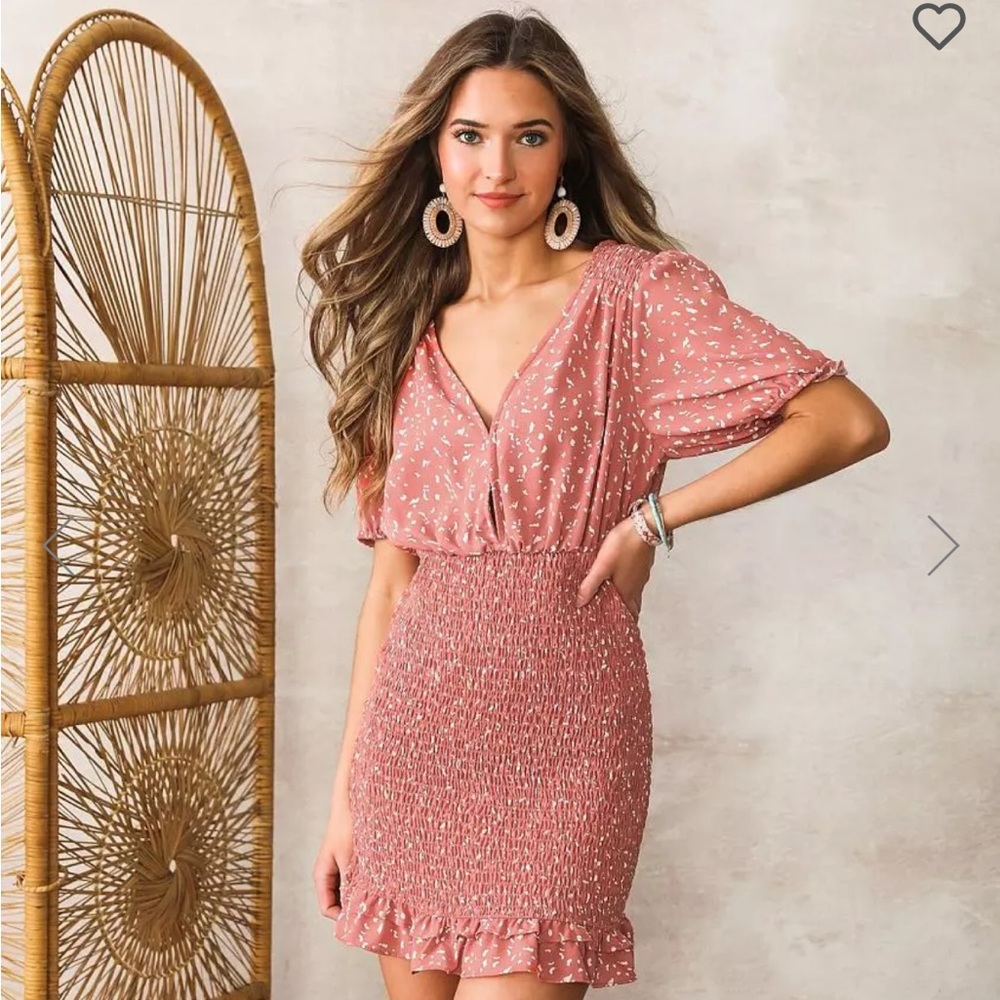 Smocked Mini Dress. Excellent condition!